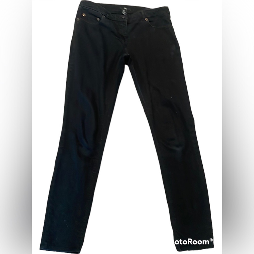 H&M Straight Leg Jeans in Black - Picture 2 of 7